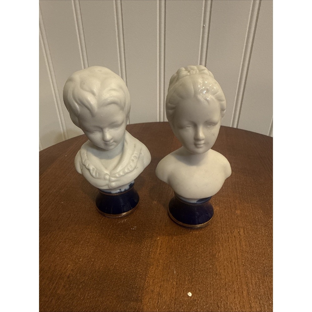 Alexandre & Louise Brongniart after Houdon Statuettes/Head Busts of Children
